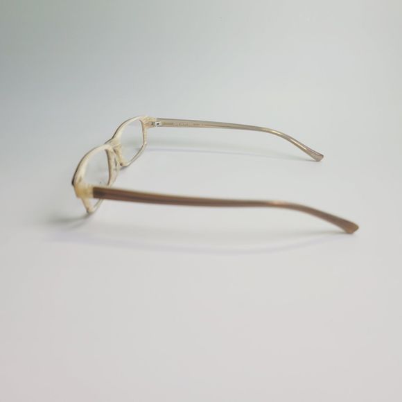 O&X New York OP-41 eyeglasses beige brown rectangular full frame 53-17 140 C7 - Picture 10 of 11